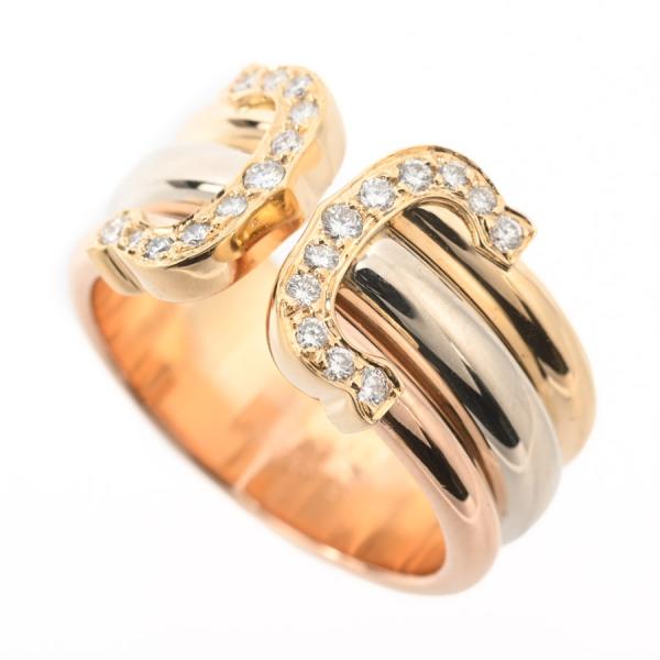 カルティエ 2C リング  #50  レディース 中古A品