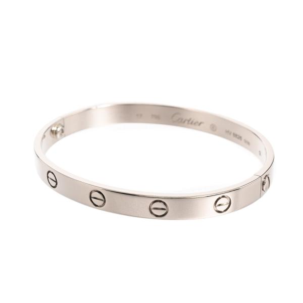 カルティエ ラブブレス ブレスレット  メーカーサイズ:17cm B6067017 レディース 中古...