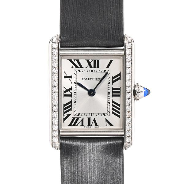 カルティエ タンクマスト SM 腕時計 W4TA0016  シルバー レディース 中古A品
