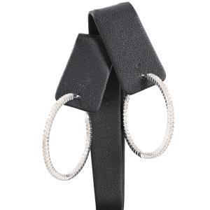 ダイヤ ピアス ダイヤ計1.16ct チャーム:直径約38mm 10.7g レディース 中古A品