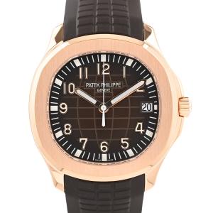 パテックフィリップ アクアノート 腕時計 5167R-001 ブラウン メンズ 中古A品