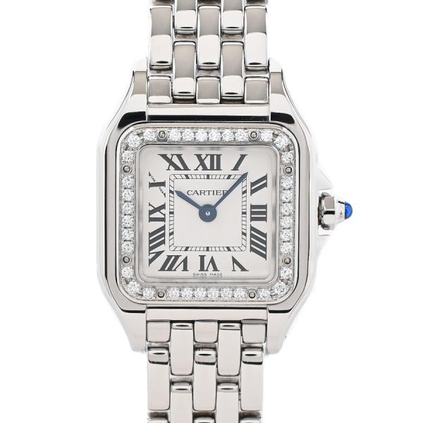 カルティエ パンテール ドゥ カルティエSM 腕時計 W4PN0007  シルバー レディース 中古...