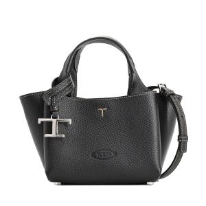 トッズ Tタイムレスマイクロ ハンドバッグ XBWAPAFL000QRIB999 ブラック レディース 中古A品