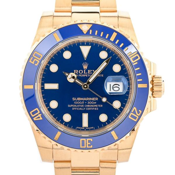ロレックス サブマリーナー 腕時計 116618LB ランダム品番 ブルー メンズ 中古A品