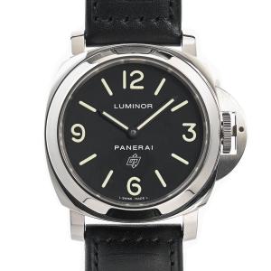 パネライ ルミノール ベース ロゴ 腕時計 PAM00000 H番 ブラック メンズ 中古A品