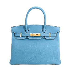 エルメス バーキン30 ハンドバッグ ニューブルージーン レディース W 2024年 未使用品