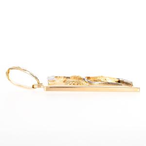 昇り龍 ダイヤ0.305ct ルビー チャーム...の詳細画像4