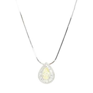 ダイヤ ネックレス ダイヤ1.24ct ダイヤ0.52ct 8.0g レディース 中古A品