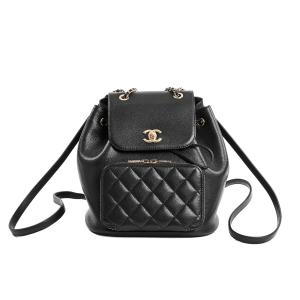 シャネル バックパック バックパック　リュックサック A93748 ブラック レディース 中古A品
