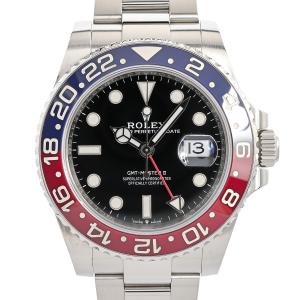 ロレックス GMTマスター2 腕時計 126710BLRO/OYS ランダム品番 ブラック メンズ 中古A品