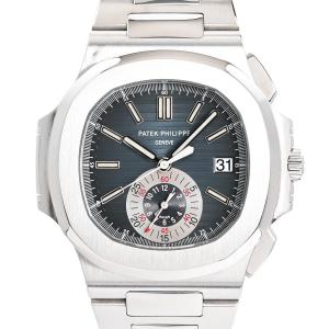 パテックフィリップ ノーチラス クロノグラフ 腕時計 5980/1A-001 ブルー メンズ 中古A品