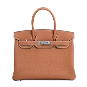 エルメス バーキン30 ハンドバッグ ゴールド レディース 新品