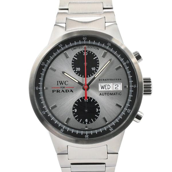 アイダブリュシー IWC For PRADA GSクロノグラフ 腕時計 IW370802  ブラック...