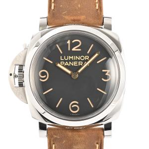パネライ ルミノール 1950 レフトバンド 3デイズ 腕時計 PAM00557 Q番 ブラック メンズ 中古A品