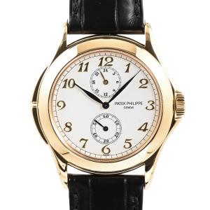 パテックフィリップ トラベルタイム 腕時計 5134J-001 ホワイト メンズ 中古A品