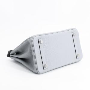 エルメス バーキン25 ハンドバッグ ブルーグ...の詳細画像4
