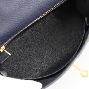 エルメス ケリー25 ハンドバッグ ブルーニュ...の詳細画像3