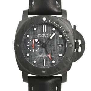 パネライ サブマージブル ルナ・ロッサGMT 腕時計 PAM01039 V番 ブラック メンズ 中古A品