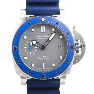 パネライ サブマーシブル 42mm 腕時計 PAM00959 V番 グレー メンズ 中古A品
