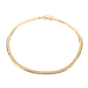 喜平アンクレット 6面トリプル 10.4g 長さ:24cm/幅:3.7mm 10.4g ユニセックス 中古A品