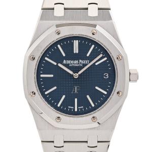 オーデマピゲ ロイヤルオーク 腕時計 15202ST.OO.1240ST.01 ブルー メンズ 中古A品