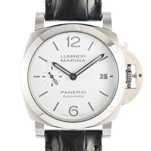 パネライ ルミノール マリーナ クアランタ 腕時計 PAM01271 X番 ホワイト メンズ 中古A品