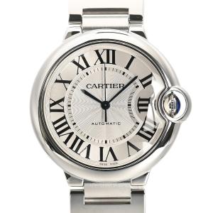 カルティエ バロンブルーMM 腕時計 W6920046 シルバー メンズ 中古A品
