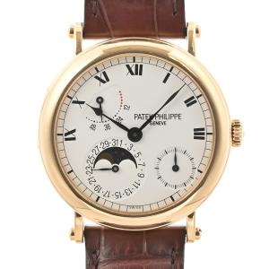 パテックフィリップ プチコンプリケーション 腕時計 5054J-001 ホワイト メンズ 中古A品