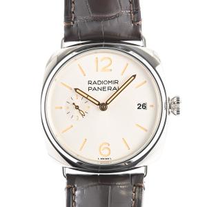 パネライ ラジオミール 腕時計 PAM01570 ホワイト メンズ 中古A品