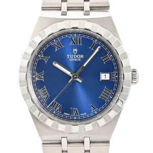 チューダー/チュードル ロイヤル 腕時計 28500 ブルー メンズ 中古A品