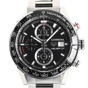 タグホイヤー カレラ キャリバーホイヤー01 クロノグラフ 腕時計 CAR201Z.BA0714 ブラック メンズ 中古A品