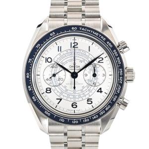 オメガ スピードマスター クロノスコープ マスタークロノメーター 腕時計 329.30.43.51.02.001 シルバー メンズ 未使用品