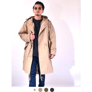 HOUSTON モッズコート メンズ ライナー付き M-51 ミリタリー パーカー