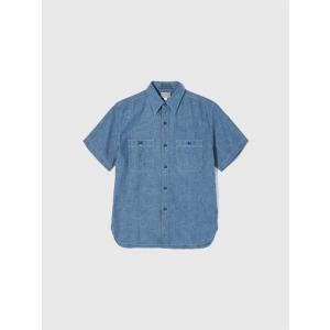 BUZZ RICKSON'S バズリクソンズ シャツ 半袖 メンズ レディース シャンブレーシャツ BR35856 BR35857｜RODEO BROS