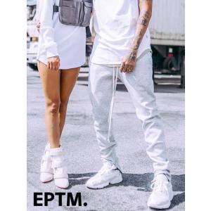 EPTM エピトミ パンツ トラックパンツ スウェットパンツ レディース メンズ ユニセックス 裏起毛 スリム FLEECE ZIPPER PANTS 裾ジップ EP8726｜rodeobros