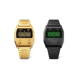 カシオ　腕時計　52QS-14B 復刻 チープカシオ 楽天市場】カシオ CASIO PREMIUM A1100B-1JF 52QS-14B 復刻 デジタル
