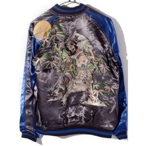 花旅楽団 「雁と富士山」スカジャン リバーシブル 花旅楽団 「雁と富士山」スカジャン リバーシブル