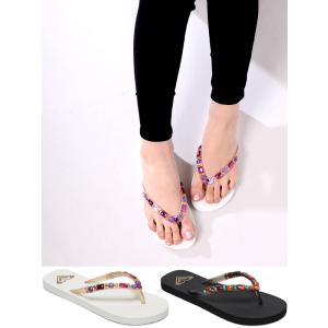 ROXY ロキシー サンダル レディース つっかけ ぺたんこ