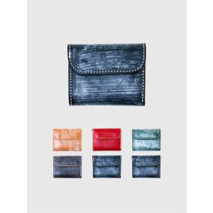 TMT レザー 財布 メンズ レディース 長財布 牛革 本革 INDIGO LEATHER