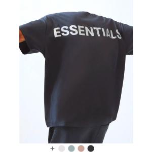 Fear of God essentials Tシャツ メンズ レディース 半袖 FOG ESSENTIALS フィアオブゴッド エフオージー エッセンシャルズ Boxy REFLECTIVE-SS-B