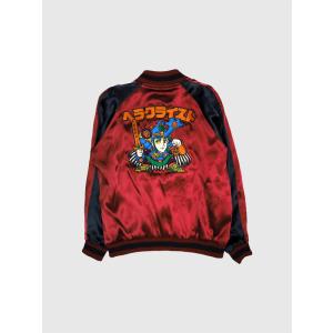 ビックリマン スカジャン メンズ レディース スーパーゼウス ブラック