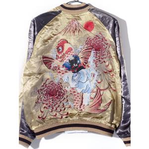 花旅楽団SCRIPT リバーシブルスカジャン 阿修羅柄 sizeM 花旅楽団SCRIPT リバーシブルスカジャン 阿修羅柄 sizeM 花旅楽団