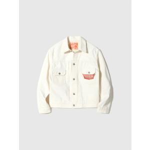 SUGAR CANE Lot720 ホワイトデニムジャケット　サイズ42 SUGAR CANE シュガーケーン デニムジャケット Gジャン 13oz. WHITE