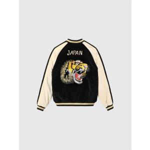 TAILOR TOYO テーラー東洋 スカジャン 2025 2トーン 別珍 タイガーヘッド 龍 TT15795-119｜RODEO BROS