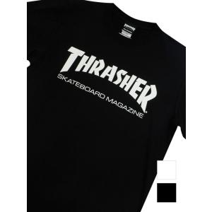スラッシャー THRASHER Tシャツ 半袖 大きいサイズ ゆったり ロゴT MAG LOGO TEE マグ ロゴ アーチロゴ TH8101｜rodeobros