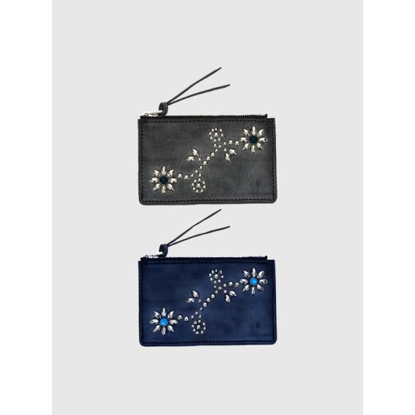 TMT レザー カードケース メンズ レディース 本革 スリム 小銭入れ 牛革 STUDS LEAT...