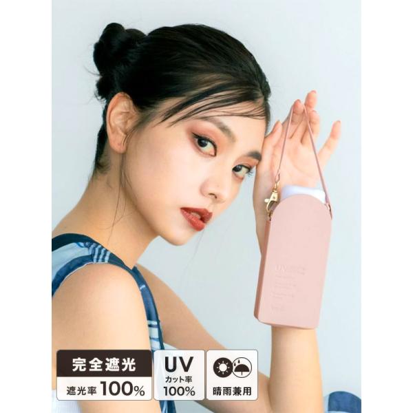 Wpc 日傘 折りたたみ傘 遮光 ポシェット tiny 晴雨兼用 完全遮光 完全UVカット 2WAY...