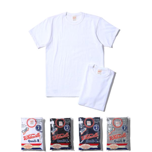 Whitesville Tシャツ パックTシャツ 2パック シンプル おしゃれ メンズ レディース ...