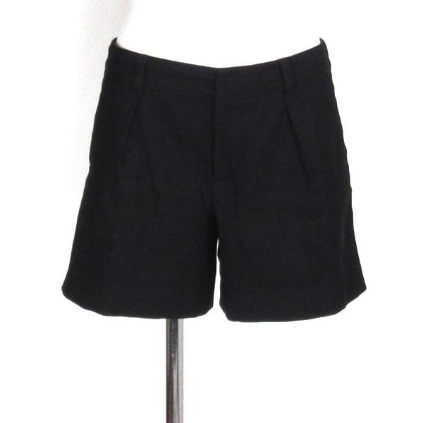 インディヴィ(INDIVI)黒ショートパンツ　36
