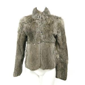 アズユーライクイット グレーラビットファージャケット